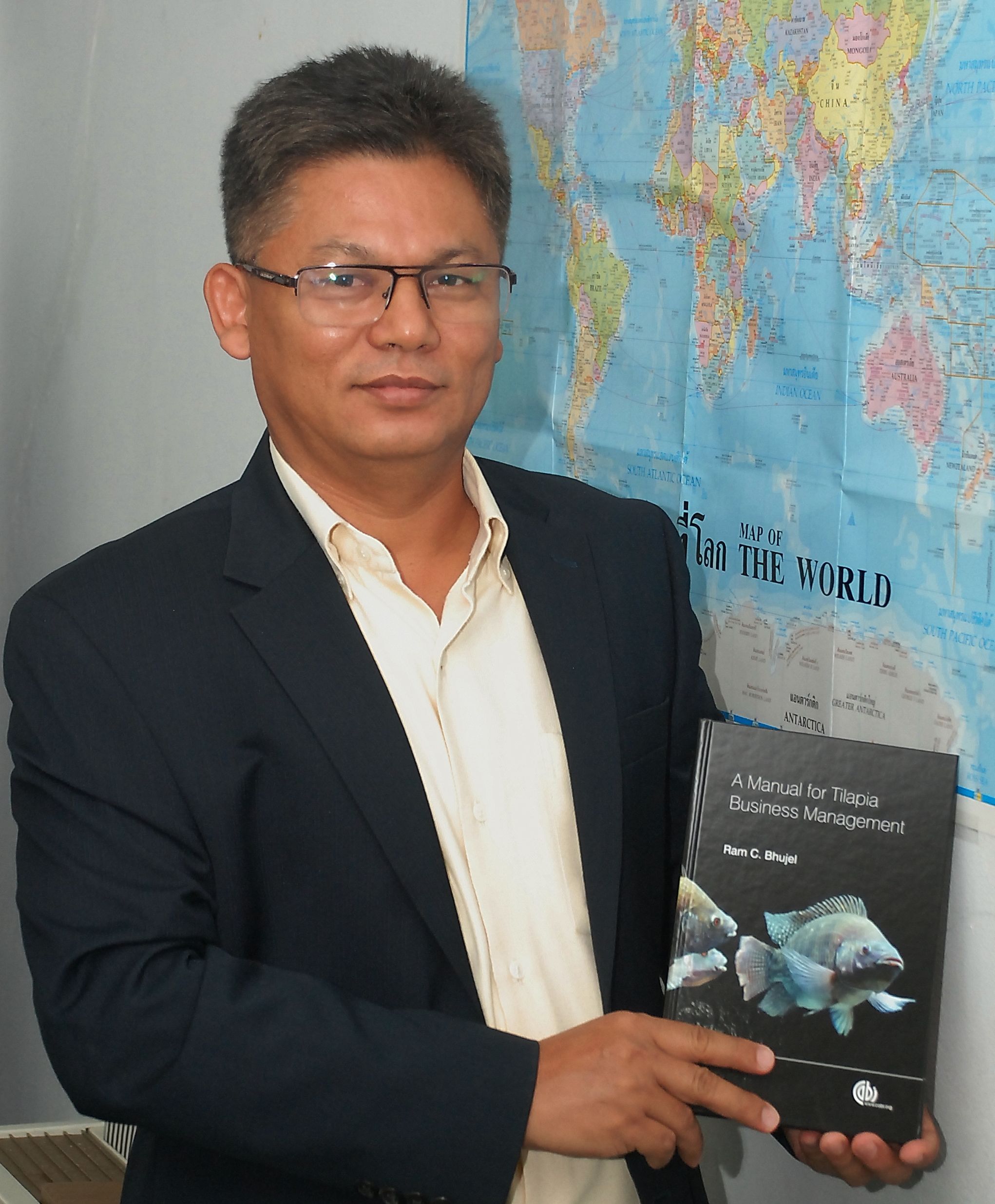 AIT’s Ram Bhujel authors book on Tilapia Business Management