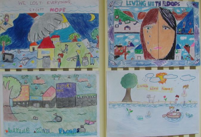 Coping with disasters with a touch of artistic flair, AIT style