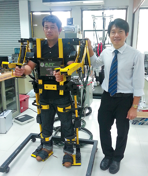 Powersuit Exoskeleton Robot featured in Matichon