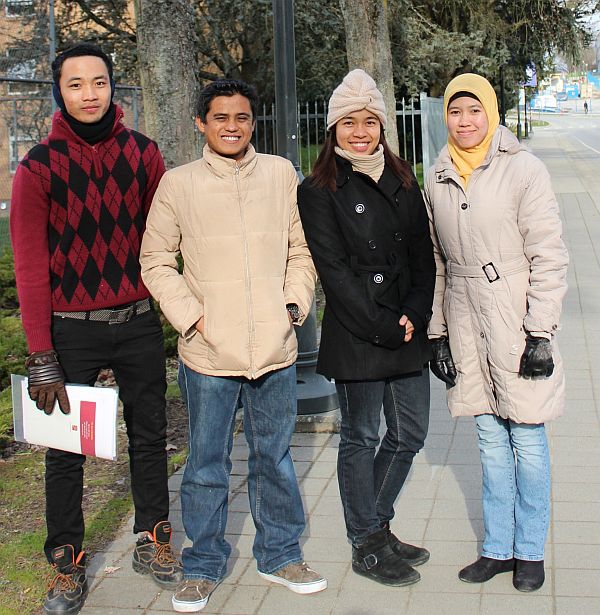 University of British Columbia hosts four AIT students in post-flood scenario