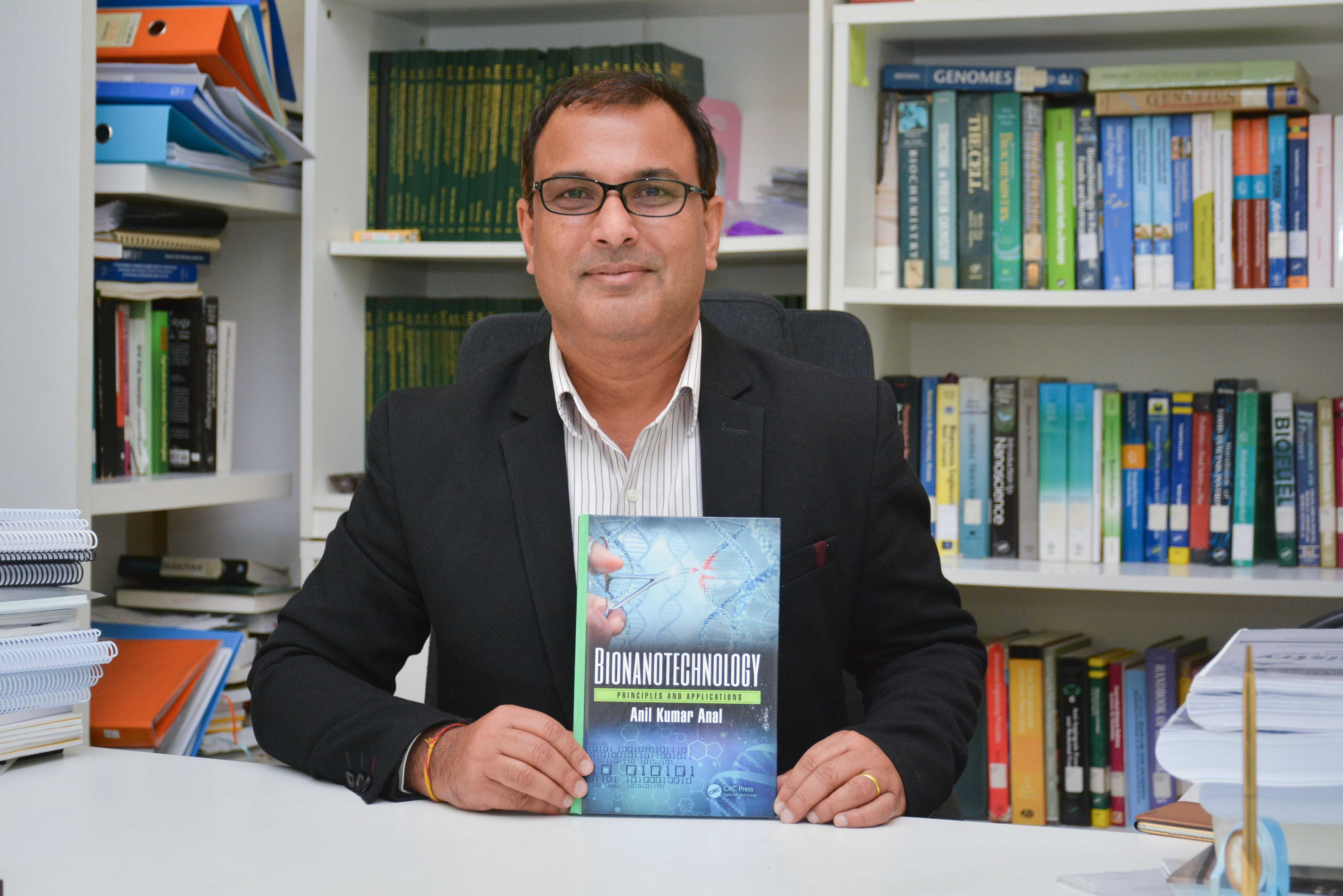 Dr Anil Kumar Anal authors book on Bionanotechnology