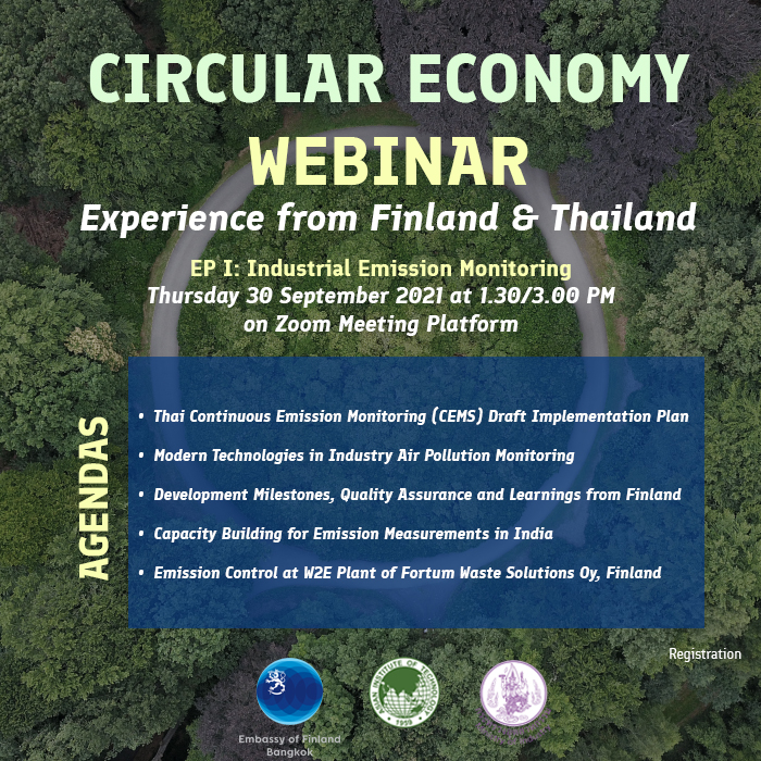 Invitation to the Circular Economy Webinar Episode 1: Industrial Emission Monitoring