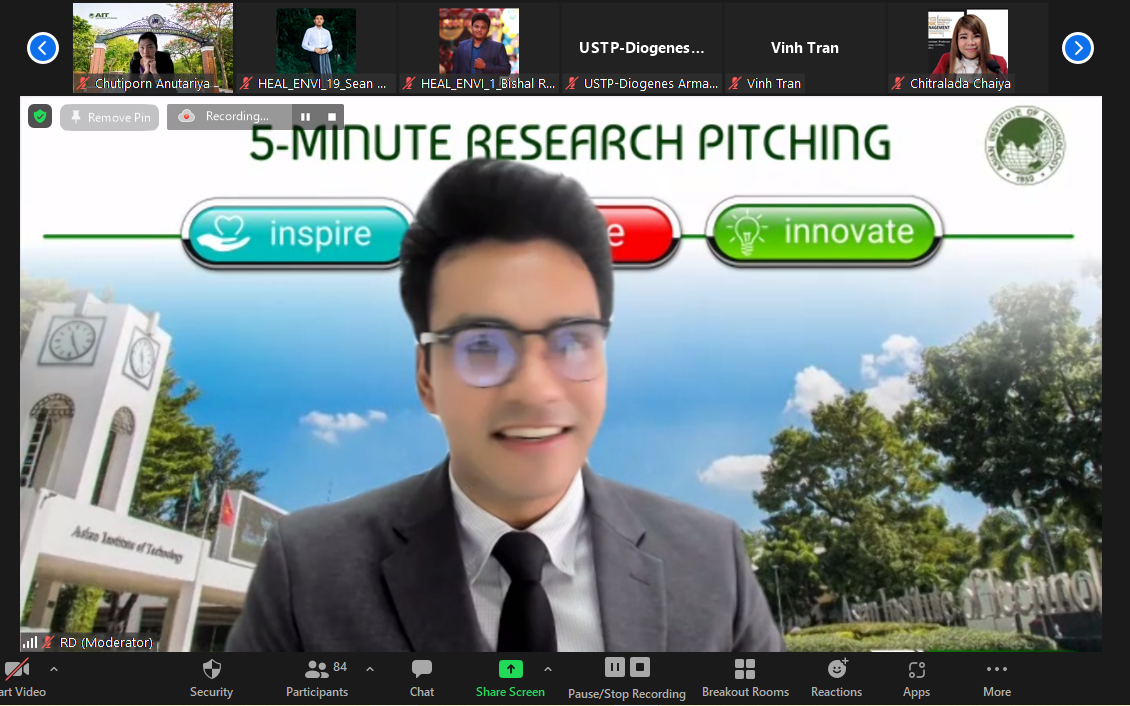 “5-Minute Research Pitching” Workshop and Competition