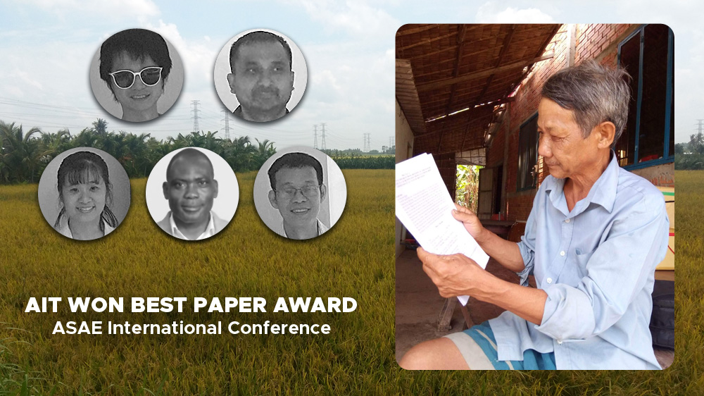 Study on how small-scale farmers in Vietnam adapt to climate change won the Best Paper Award