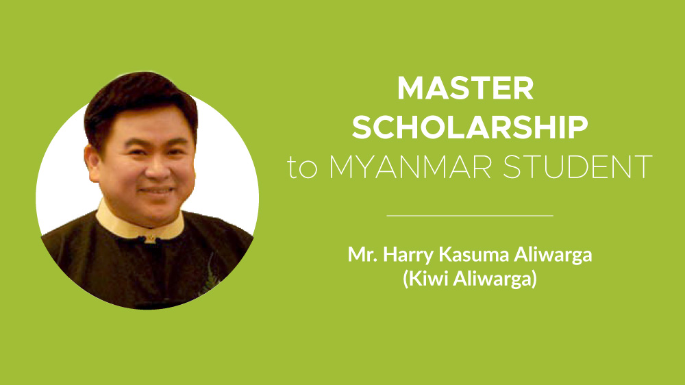 AIT Alumnus Supports Master Scholarship to Myanmar Student